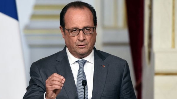 الرئيس الفرنسي فرانسوا هولاند